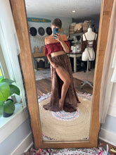 Load image into Gallery viewer, Two top one skirt - skirt has teeny flaws with brown top/red top