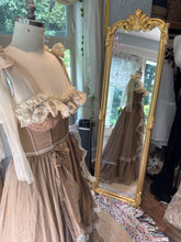 Load image into Gallery viewer, Ready to ship sample sale - Opaline dress tan brown/ivory sleeveless one of a kind