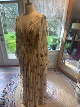 Load image into Gallery viewer, Ready to ship embroidery charmed dress with chiffon lining