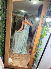 Load image into Gallery viewer, Robins egg blue  we belong dress hand eyed maternity friendly reclamation dress on sale