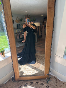 (Black) flash sale Ready to ship black Baby Love dress fits xs to 2x
