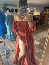 Load image into Gallery viewer, (Rust) Ready to ship  The Sugar Sugar dress linen cotton