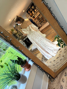 (Two top one skirt) Flash sale ready to ship two piece floral dress fits bigger busts