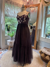Load image into Gallery viewer, Ready to ship slight imperfections hey babe dress with applique hand dye plum