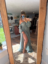 Load image into Gallery viewer, (Blue green ) Ready to ship You Glow Girl hand dyed lace