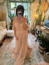 Load image into Gallery viewer, Adorable ready to ship nude blush  Poetry chiffon reclamation dress