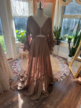 Load image into Gallery viewer, Ready to ship Dreams like these two piece tan brown linen cotton sale