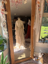 Load image into Gallery viewer, Ready to ship the kindest heart dress embroidery cotton with lace sleeves one of a kind sale