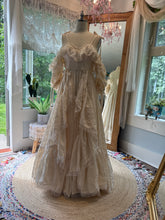 Load image into Gallery viewer, Sample sale Opaline embroidery cotton ready to ship ivory (shorter sleeve version)