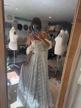 Load image into Gallery viewer, Ready to ship sale poetry embroidery lace with dark nude lining maternity friendly