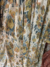 Load image into Gallery viewer, Dreams like these crinkle blue green floral ready to ship reclamation dress