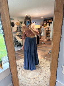 Ready to ship two top and hand dyed skirt bundle sale