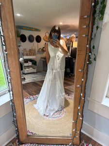 Ready to ship Obsess About It dress sleeveless ivory has pockets