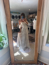 Load image into Gallery viewer, Ready to ship sale poetry embroidery lace with dark nude lining maternity friendly
