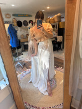 Load image into Gallery viewer, Ready to ship lullaby golden beige top and soul mate skirt set