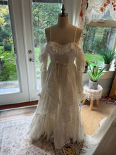 Load image into Gallery viewer, Ready to ship Opaline cotton embroidery off white dress