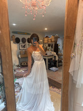 Load image into Gallery viewer, Sample sale one of a kind Cherish Dress with vintage lace bodice ready to ship
