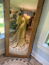 Load image into Gallery viewer, Ready to ship ruffle me right up mustard fits sm-2x linen cotton dress