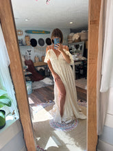 Load image into Gallery viewer, Kindest heart dress ready to ship in embroidery cotton ivory