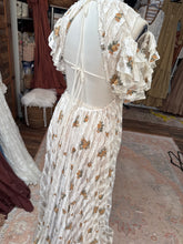 Load image into Gallery viewer, The kindest heart dress in embroidered ivory fabric ready to ship