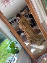 Load image into Gallery viewer, Ready to ship dreams like these dress mustard linen cotton on sale