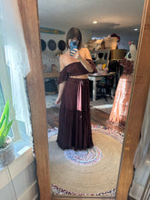Load image into Gallery viewer, Hand dyed brown two piece ready to ship