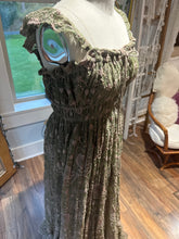 Load image into Gallery viewer, Preorder fully lined hand dye lace always and forever dress green