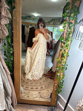 Load image into Gallery viewer, Preorder Poetry ivory scroll lace dress