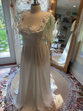 Load image into Gallery viewer, Sample sale One of a kind ready to ship satin/chiffon and lace dress size large/xl