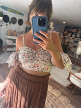 Load image into Gallery viewer, Ready to ship hand dyed two piece with poetry crinkle top