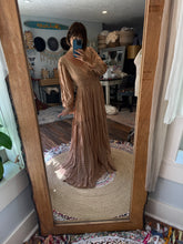 Load image into Gallery viewer, The last of these Daydream dress in tan beige gauze fits small to xl sale ready to ship