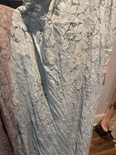 Load image into Gallery viewer, You get all shown hand dye Vintage lace ) (Package y) bigger pieces ready to ship Box of fabric remnants perfect for baby layering (photo prop) sale