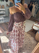 Load image into Gallery viewer, Ready to ship two skirt one top (hand dye and mushroom print)