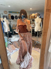 Load image into Gallery viewer, Ready to ship sale one of a kind floral and lace dress (reversible)