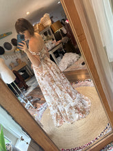 Load image into Gallery viewer, Ready to ship sale Frolick large golden crinkle print dress