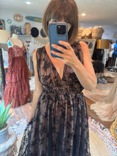 Load image into Gallery viewer, Ready to ship black lace slight sheer love me Wild dress