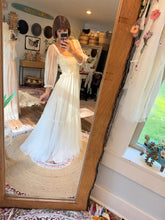 Load image into Gallery viewer, Sale! The new Smitten dress in off white mesh tulle and cotton ready to ship
