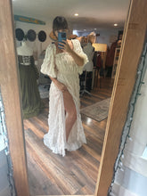 Load image into Gallery viewer, Ready to ship crinkle tulle you glow girl ivory dress sheer