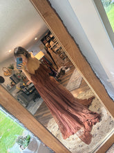 Load image into Gallery viewer, Ready to ship Show Off Those Shoulders dress in brown lace