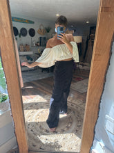 Load image into Gallery viewer, Ready to ship Velvet show off those shoulders top in pearl fits medium to 2x flash sale