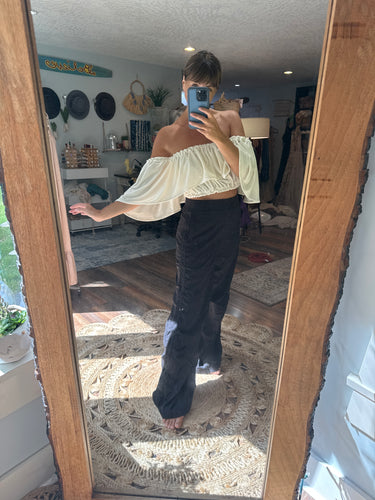 Ready to ship Velvet show off those shoulders top in pearl fits medium to 2x flash sale