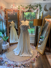 Load image into Gallery viewer, New style sample sale - Light The Way dress ready to ship with floral embroidered