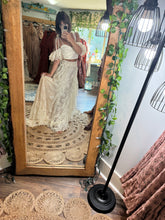 Load image into Gallery viewer, Preorder allow 6 to 8 week Poetry Ivory Lace two piece dress with ivory chiffon sheer lining