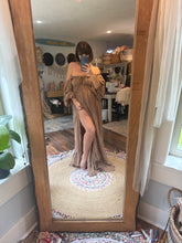 Load image into Gallery viewer, Two dress deal white two piece and always and forever tan with sleeves sale and ready to ship