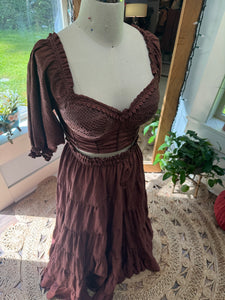 (Preorder) Allow 2-3 weeks - one of a kind two piece hand dyed (fits best on larger than B bust)