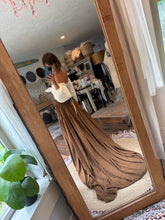 Load image into Gallery viewer, Ready to ship sale bring it top and brown skirt