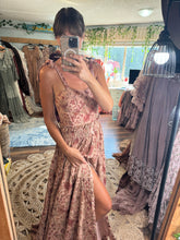 Load image into Gallery viewer, Ready to ship hand dyed blush beige floral two piece