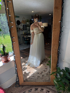 Three tops with two skirts package ready to ship