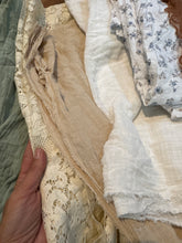 Load image into Gallery viewer, (Package B) ready to ship Box of fabric remnants perfect for baby layering (photo prop)