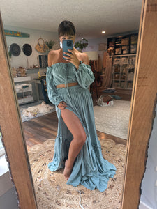 (Blue) on sale Nothing quite like you coastal blue two piece on sale ready to ship